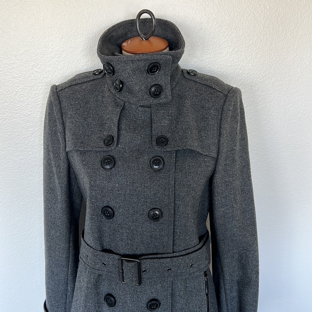 Burberry Brit Wool Coat Jacket Size 12 (EU46) - Picture 7 of 16